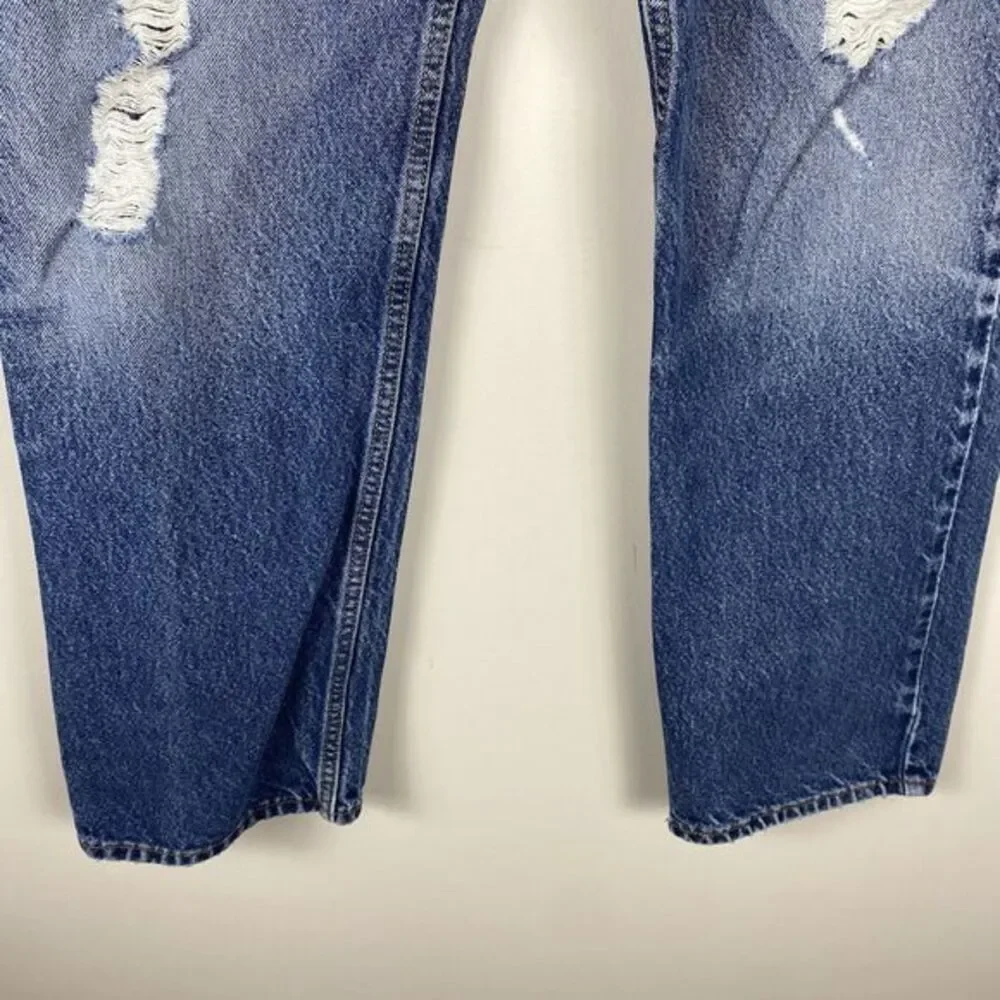 Levi's 505 Men's Jeans 33x32 Medium Wash Blue Jeans Straight Leg Work School